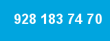 928 183 74 70